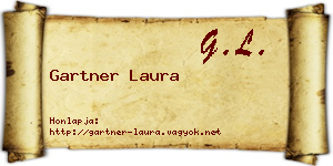 Gartner Laura névjegykártya